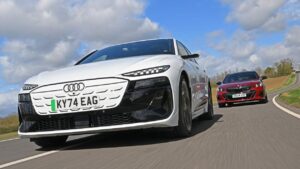 Audi S6 Avant e-tron contre BMW i5 M60 Touring : Duel électrisant entre breaks sportifs !